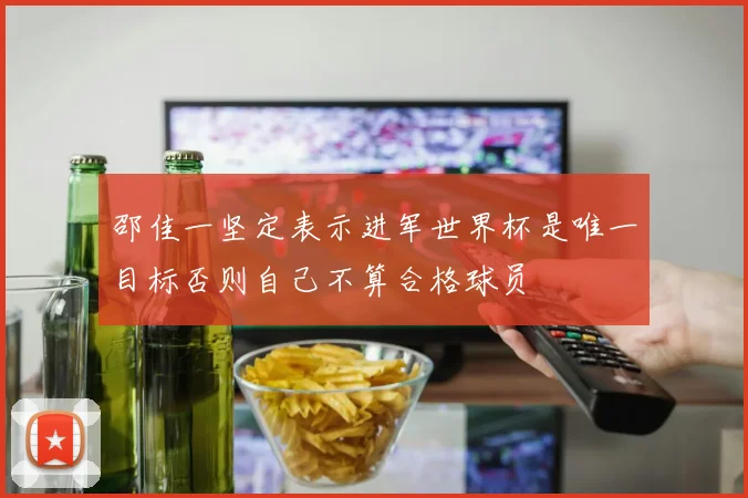邵佳一坚定表示进军世界杯是唯一目标否则自己不算合格球员